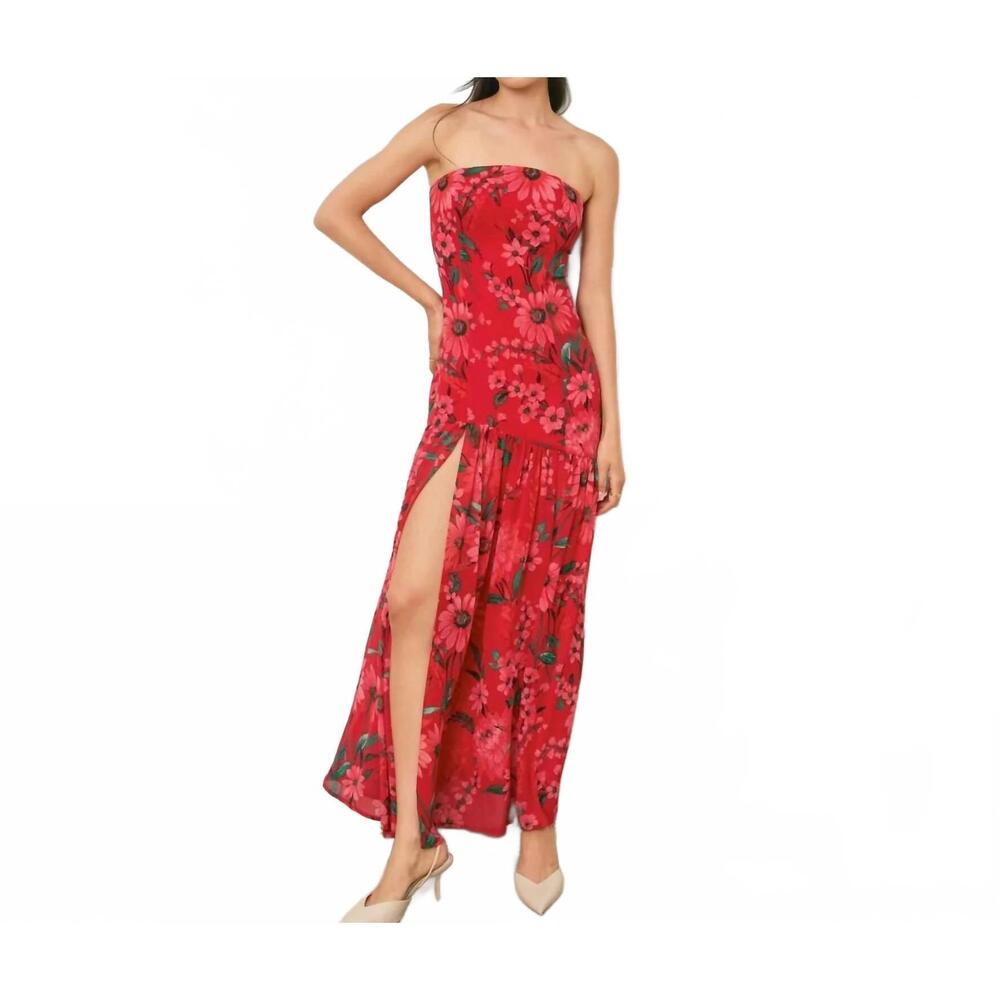 NEW DRESS FORUM brienne dress in floral red